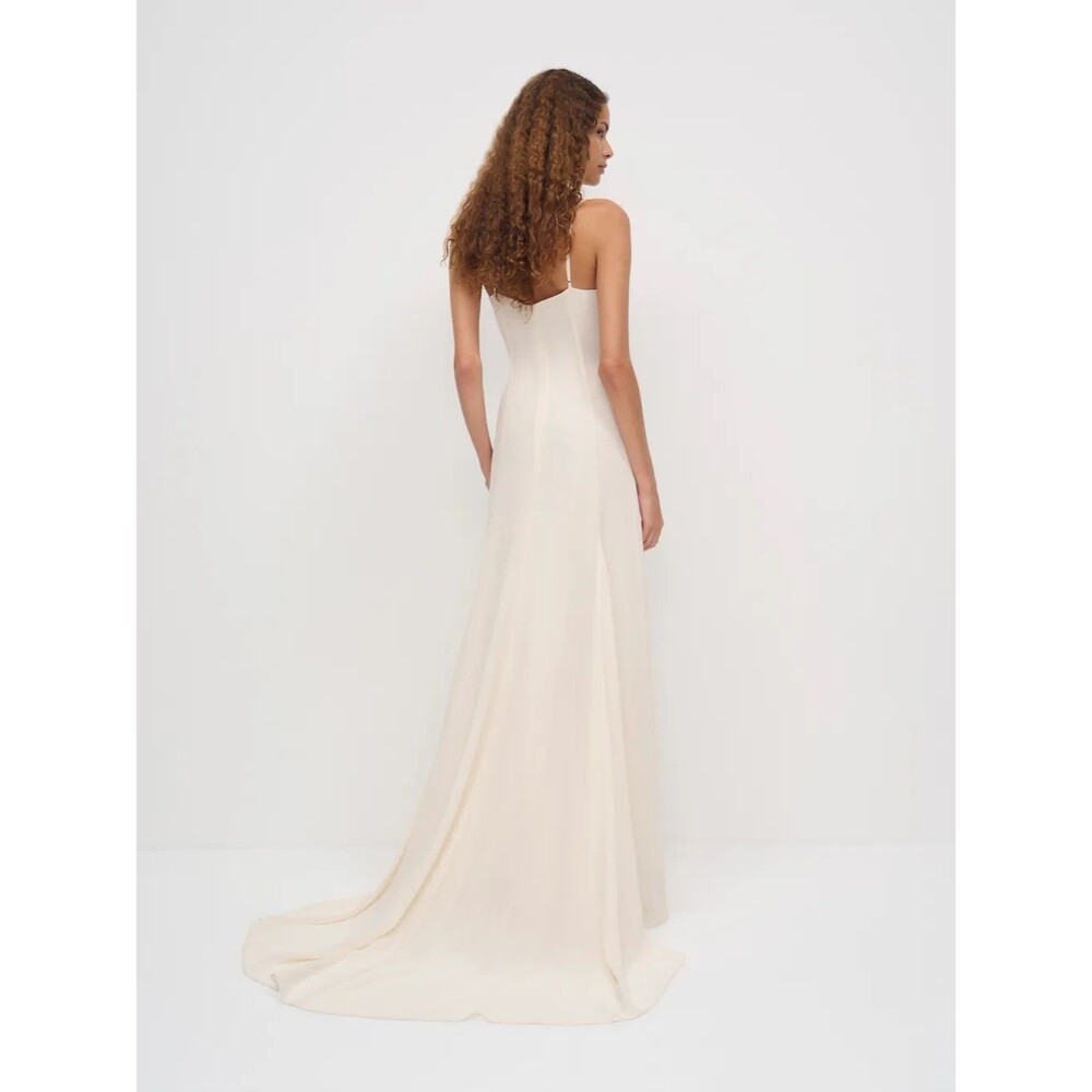 New Reformation Sirinda fior di latte Dress Elegant Ivory bridal dress, max gown - Picture 16 of 16